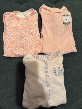 Pink Baby Pajama Set - 3